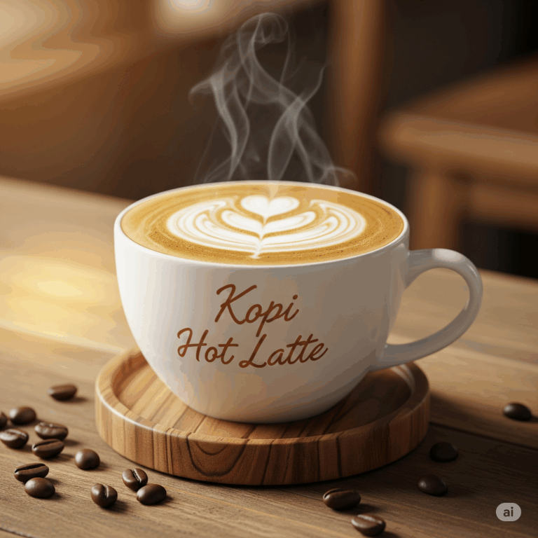 Kopi Latte Hot: Nikmati Sensasi Hangat dan Lembut di Setiap Tegukan